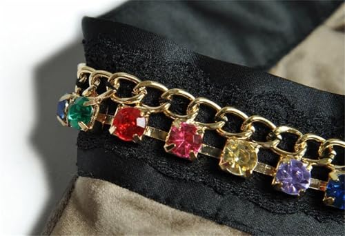 41MBAgyj8dL.jpg Women Beading Long Sleeve Coat Skirts Suit Polka Dots Mesh Black Skirt 2 Pieces Set