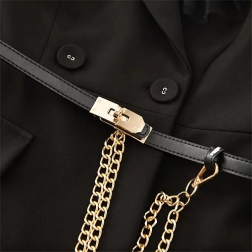 41ObwFf9TKL.jpg Women Black Skirts Suit Long Sleeve Sashes Blazer Mesh Long Skirts 2 Pieces Set