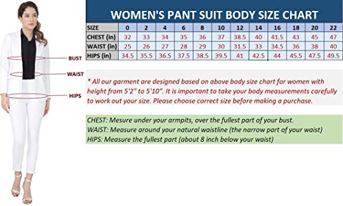 41PF3PaCoXL.jpg Women's Business Blazer Pant Suit Set for Work