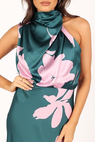 41SlWLzdCrL.jpg Women's Anabelle Halter Neck Midi Dress