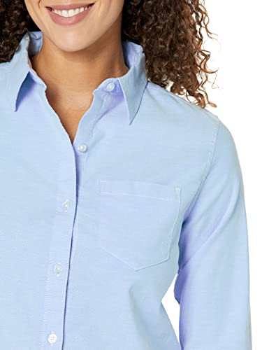 41Sxaj61XQL.jpg Women's Long Sleeve Button Down Stretch Oxford Shirt (Available in Plus Size)
