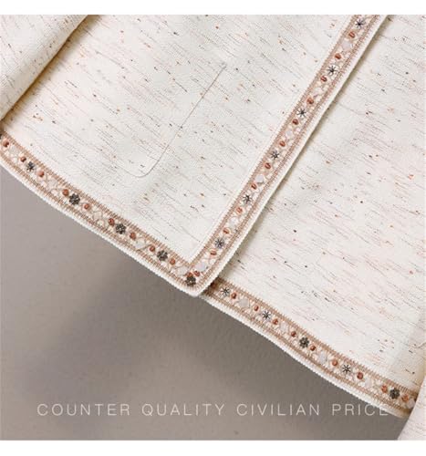 Women's French Long-Sleeved Short Jacket Skirt 2-Piece Temperament Outfits Heavy Skirt Set