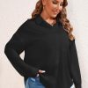 41TGsXUN2EL.jpg Women's Plus Size Button Down Shirts Long Sleeve Polo Blouses Fall Business Casual Tops with Pocket