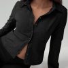 41VY42sLGIL.jpg Women??s Button Down Shirts Striped Long Sleeve Collared Casual Work Blouses Tops 2025 Trendy Outfits