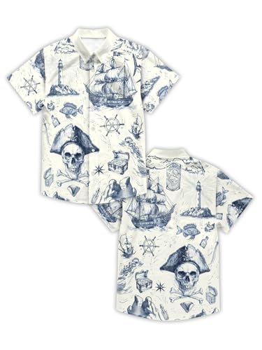 41Z6XrTV4JL.jpg Funny Hawaiian Shirts for Men Summer Beach Short Sleeve Button Down Shirt Theme Party Shirt