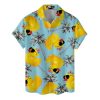 41il77J40SL.jpg Funny Festival Pattern Hawaiian Shirt for Men Coloful Mens Hawaiian Shirts Short Sleeve Button Down Shirt Men