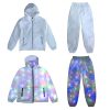 41jHaaeCXUL.jpg 2 Pcs LED Light Up Jacket Men Women Rave Outfit Halloween Festival EDM Party Night Event Costume Neon Glow Clothing