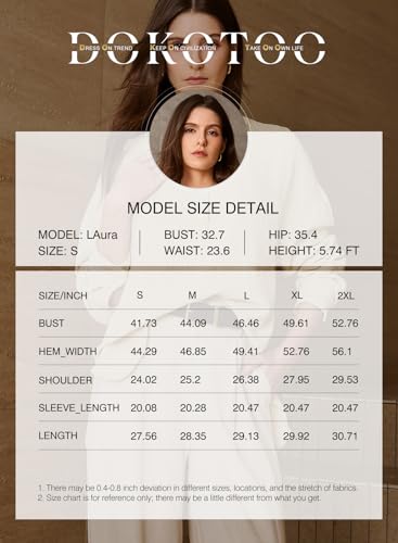 41ksmNyMUL.jpg Womens Casual Button V Neck Long Sleeve Shirts Oversized Solid Blouses Tops
