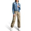 41kuxGrf2AL.jpg Women's Denim Fashionable Cropped Jeans Jacket