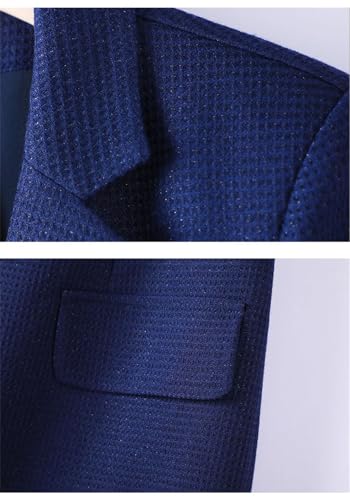 41lJdniuctL.jpg Women Solid Long Sleeve Notch Collar Cropped Jacket High Waist Split Straight Pencil Skirt 2 Piece Suits Sets