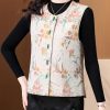 New-Chinese style vest for women, spring and autumn Chinese embroidered vest, mother's suit