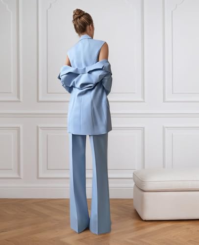 Suit for Women 2025 Formal Womens Suit 3 Piece Set Double Breasted Blazer Vest Pants Suits for Women Dressy