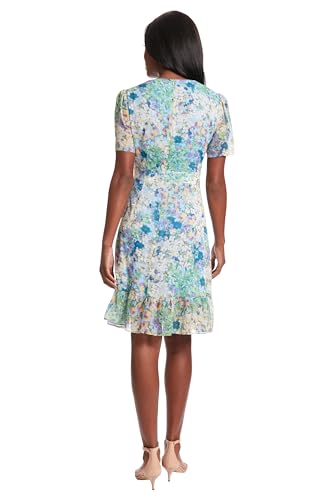 41o402smQpL.jpg Women's Faux Wrap Dress with Ruffle Skirt Occasion Shower Office Career