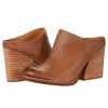 41qyO0TuhQL.jpg Women High Chunky Stacked Heel Mules Round Closed Toe Heeled Sandals Slip On 3 Inch Block Heels Suede Backless Booties Burnished