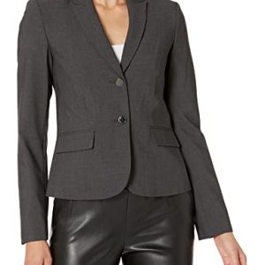 41rcNgp3TlL.jpg Women's Two Button Lux Blazer (Petite, Standard, & Plus)