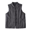 41tzQLHrLL.jpg suit women's Chinese style quilted vest autumn and winter buckle thickened waistcoat cotton-padded jacket