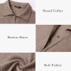 41vnX0QbbZL.jpg Women Casual Button Down Fall Blouses 2025 Long Sleeve Solid Business Work Tops Cute Relaxed Fit Shirts