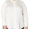 41wL3f4N2gL.jpg Women's Regular-Fit Satin Button Down Blouse (Available in Plus Size)
