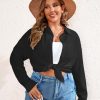 41yAlYMBhgL.jpg Women's Plus Size Button Down Shirts Long Sleeve Polo Blouses Fall Business Casual Tops with Pocket