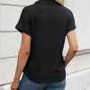 41ytbyCy3BL.jpg Women's Short Sleeve Polo Tops Summer Button Down Collared T Shirts Casual Cute Ladies Tees