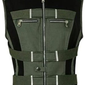 41yzybc2xNL.jpg Women's Yelena Belova Vest - Cosplay Costume Green Vest for Halloween Outfits