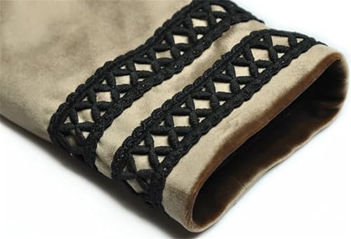 41zhz61yiL.jpg Women Beading Long Sleeve Coat Skirts Suit Polka Dots Mesh Black Skirt 2 Pieces Set