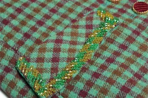 51-yRgEPcBL.jpg Women Long Sleeve EN8 Plaid Print Coat Mermadi Skirt Two Pieces Suit Skirts Set