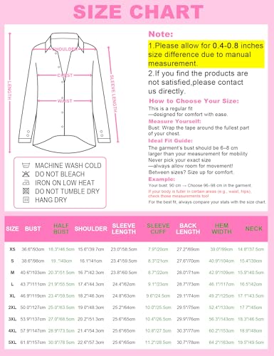 Blouses for Women Aesthetic Button Down Shirts Long Sleeve Dressy Casual Floral Tops Fall Outfits for Women 2025 Trendy