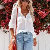 5174vjwZeCL.jpg Button Down Shirt for Women Beach Cover Up Long Sleeve Blouses