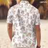 51792SADbmL.jpg Bigfoot Print Hawaiian Shirt, Tropical Sasquatch Casual Button Shirt, Summer Monster Unique Shirt, Birthday Gifts