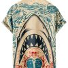 519Sbi9B10L.jpg Men's Hawaiian Shirt Button Down Funny Printed Casual Short Sleeve Summer Beach Shirts