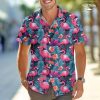 519tnPsbG9L.jpg Men's Hawaiian Beach Shirt with Flamingo Shirt Men Print - Short Sleeve Linen Button Down