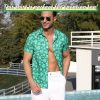51AIUD1wy5L.jpg Mens St. Patrick's Day Shirt Hawaiian Shirts for Women Irish Clover Printed Casual Short Sleeve Button Beach Top Costume