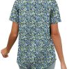 51AvvqJlxzL.jpg Womens Summer Tunic Tops Button Down Shirts Short Sleeve T-shirts Beach Vacation Clothes Spring S-3XL