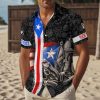 51D71RPSfL.jpg Men's Hawaiian Shirt Button Down Short Sleeve Casual Beachwear Novelty Print Shirt