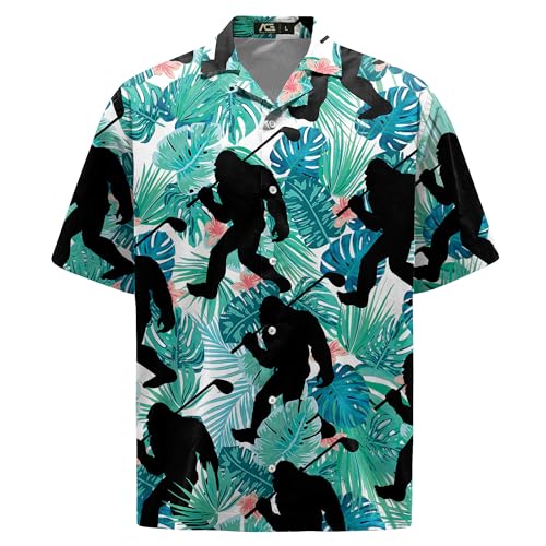 51JtpFP3NL.jpg Hawaiian Shirt for Men Aloha Vintage Mens Hawaiian Shirts Short Sleeve Button Down Shirt Men