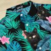 51MvN4GNK2L.jpg Cat Men's Hawaiian Shirt, Summer Tropical Button Down for Unisex, Funny Casual Short Sleeve Shirt