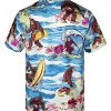 51NK76DXSL.jpg Funny Mens Hawaiian Shirts Short Sleeve Button Up Beach Summer Button Down Hawaiian Shirt for Men Women
