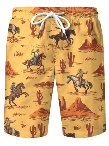 51Ppthq2vrL.jpg Western Cowboy Hawaiian Shirts and Shorts Set for Men - Funny 1-S
