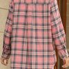 51SI2vHAfTL.jpg Womens Button Down Flannel Shirts Long Sleeve Plaid Shackets Business Casual Blouse Top