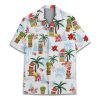 Holiday Hawaiian Shirt for Men Women Christmas Hawaiian Shirts Festive Summer Beach Short Sleeve Button Down