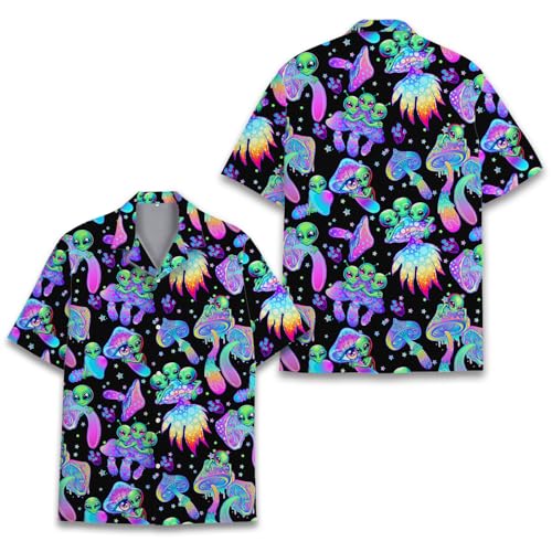 51T7FT8T2DL.jpg Pirate Skull Hawaiian Shirts for Men Women, Vintage Skull Pirate Treasure Map Shirt Button Down Short Sleeves