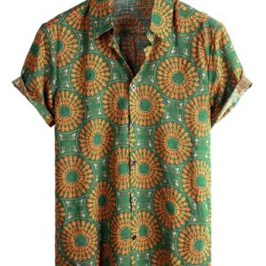 51YxdjwrTBL.jpg Mens Casual Hawaiian Floral Shirts Short Sleeve Button Down Tropical Shirts Beach Summer Shirts