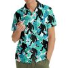 51baCVe7Z3L.jpg Hawaiian Shirt for Men Aloha Vintage Mens Hawaiian Shirts Short Sleeve Button Down Shirt Men