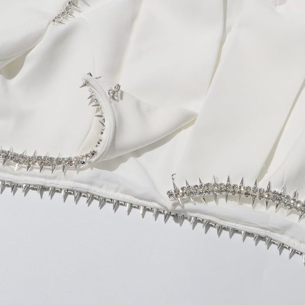 Women's Skirt Suit Spring Summer Cropped Casual Blazer High Waist Skirt 2 Piece Set for Women