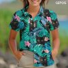 51dFHSiF7YL.jpg Cat Men's Hawaiian Shirt, Summer Tropical Button Down for Unisex, Funny Casual Short Sleeve Shirt