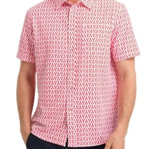 Mens Hawaiian Shirts Short Sleeve Button Down Tropical Beach Floral Solid Print Summer Vacation Mens Casual Shirts