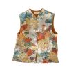 Chinese Style Traditional Vest Sleeveless O-Neck Coat Embroider Tops Women Retro Tang Suits Jacket