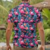 51nlKR1AyRL.jpg Men's Hawaiian Beach Shirt with Flamingo Shirt Men Print - Short Sleeve Linen Button Down