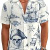 51oBia4CXrL.jpg Funny Hawaiian Shirts for Men Summer Beach Short Sleeve Button Down Shirt Theme Party Shirt